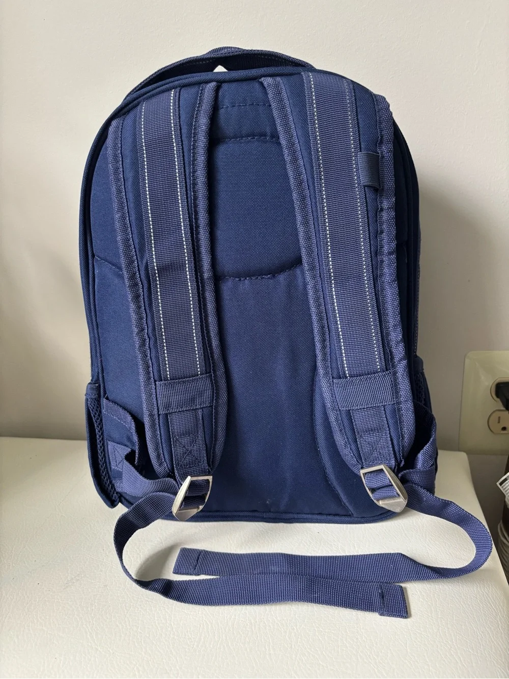 Pottery Barn Kids Navy and Green Small Backpack